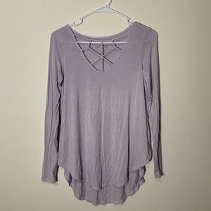 Light purple American Eagle top